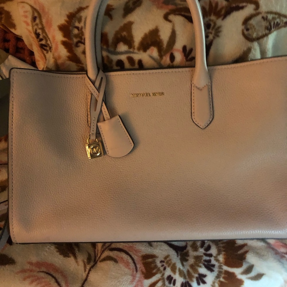 Michael Kors Pale Pink Leather Satchel